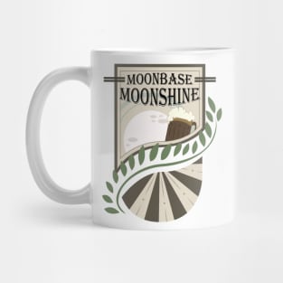 Moonbase Moonshine Vintage Beer Label Mug